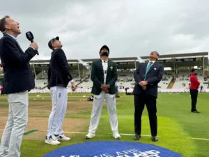 Pakistan cricket team during the England Test series at Edgbaston.