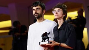 Yuval Abraham and Rachel Szor honoured at Venice Film Festival for their Gaza documentary NAZA.