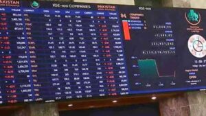 Pakistan Stock Exchange PSX KSE-100 Index rises during early trading