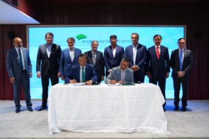 Engro Corporation agrees to sell its 56.19 percent shareholding in Engro Polymer and Chemicals Limited to Lotte Chemical Pakistan.