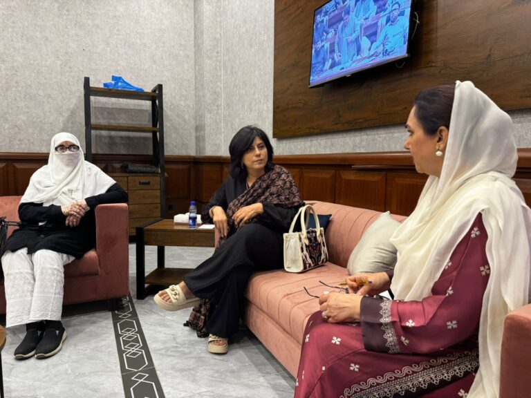 NLD delegation meeting Dr Fouzia Hameed at Sindh Assembly on marriage registration reforms