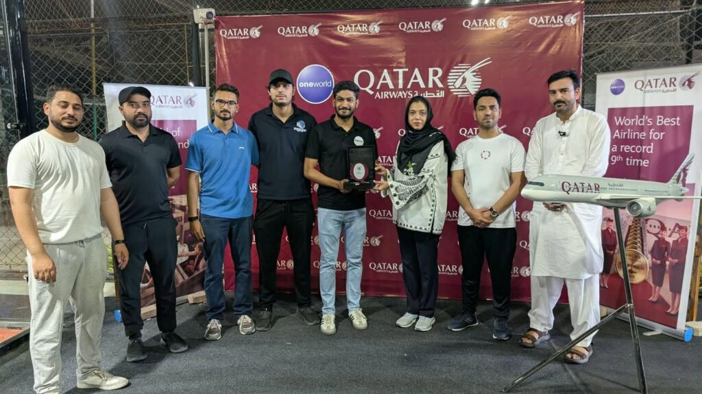 Bukhari team at Qatar Airways padel tournament