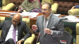 Sharjeel Inam Memon addressing the Sindh Assembly on Sindh unity and new provinces