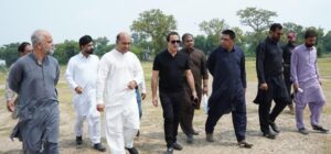 CBD Punjab CEO Imran Amin inspecting development work at Bab District and NSIT City Lahore