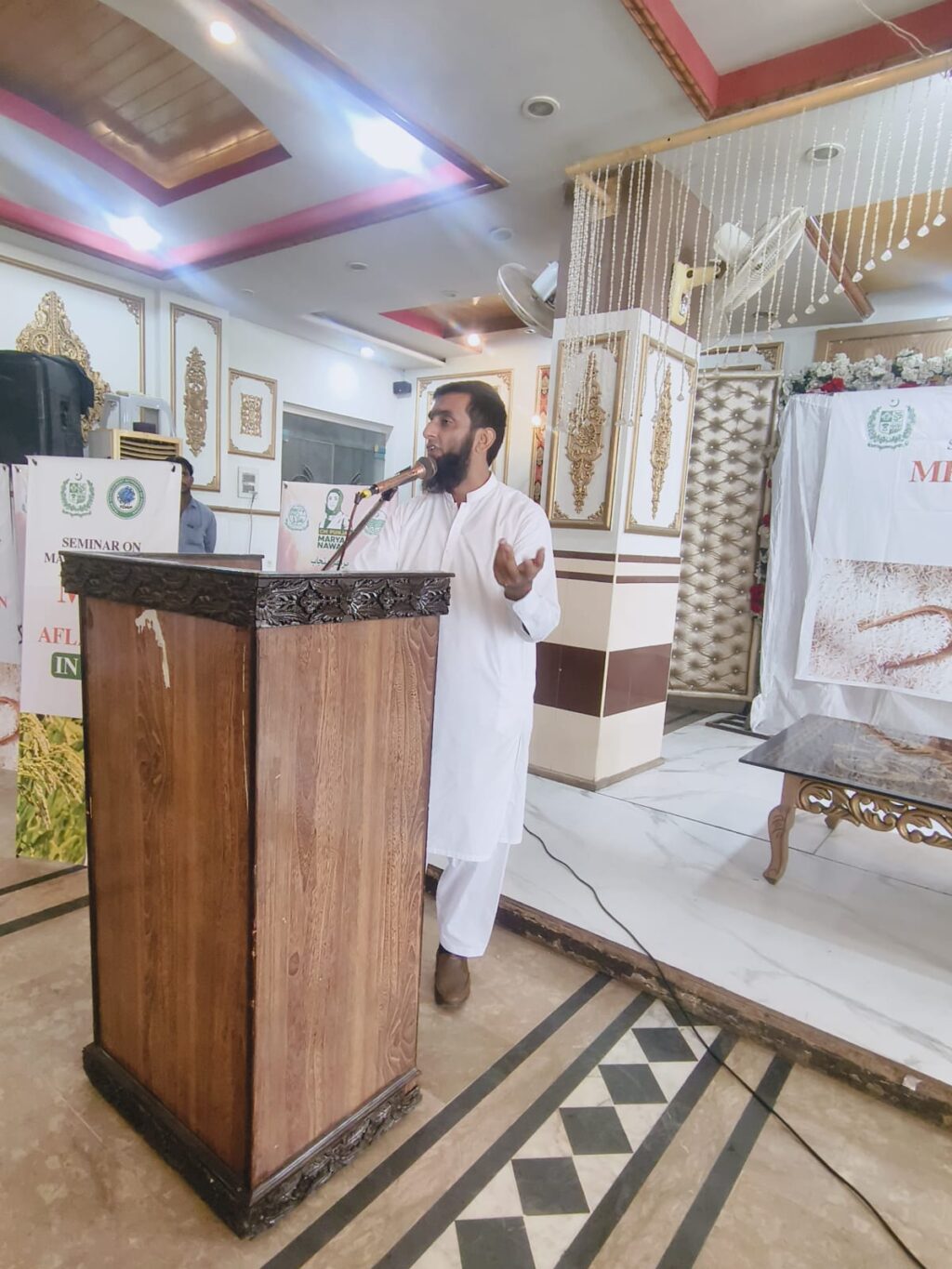 TDAP seminar on aflatoxin and MRL management for rice stakeholders in Bahawalnagar.