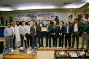 FBR Member Inland Revenue Zubair Bilal speaking to traders at KCCI Karachi