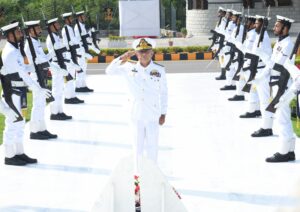 Pakistan Navy Chief Admiral Naveed Ashraf pays tribute to naval martyrs on Navy Day 2026.