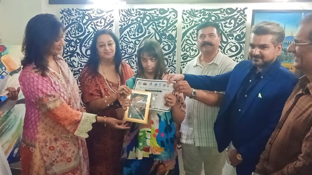 Majmua The Art Gallery group exhibition featuring 16 emerging artists in Karachi