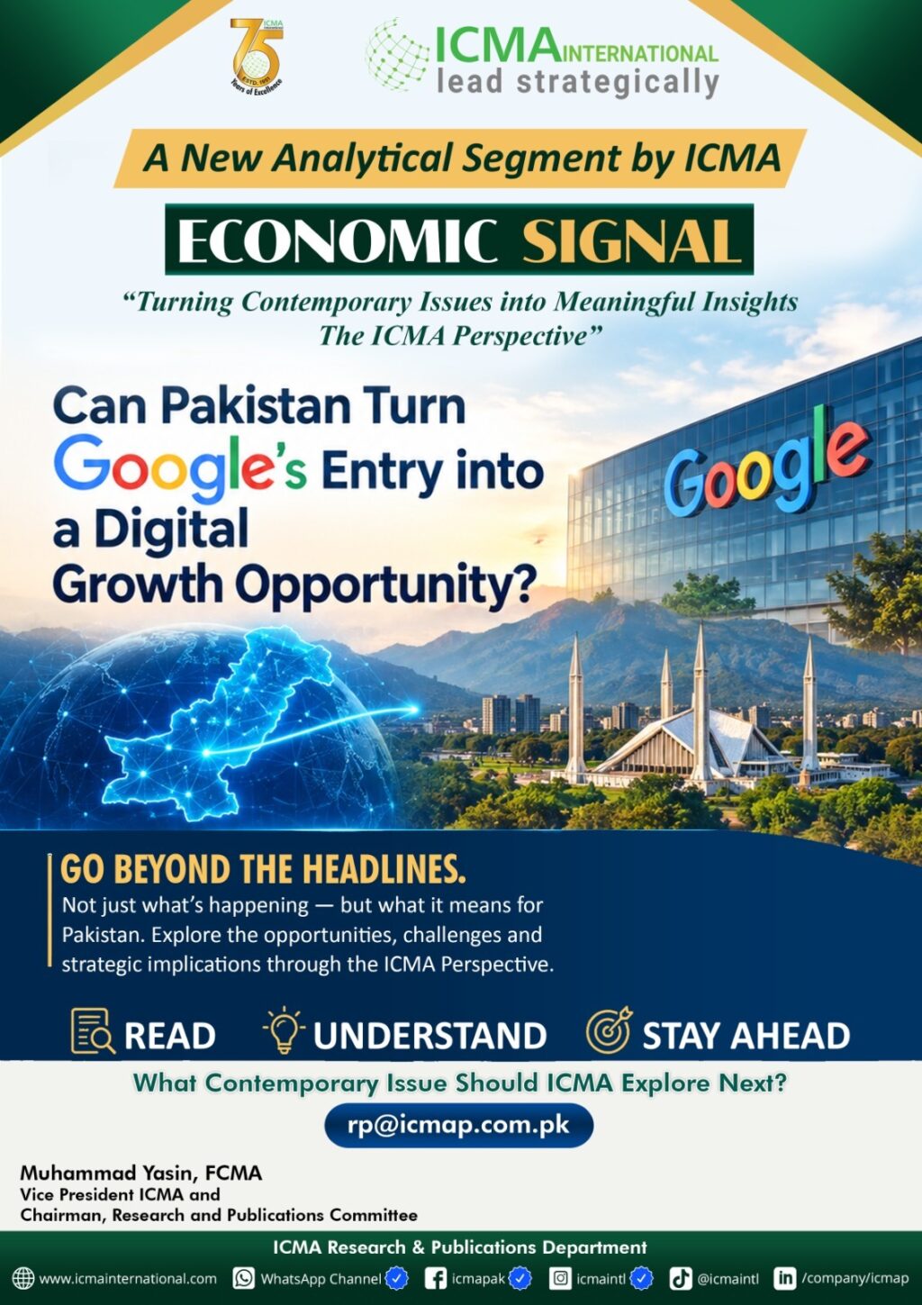 ICMA calls for turning Google’s Pakistan entry into a digital growth opportunity