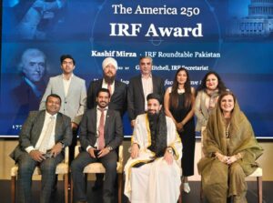 Kashif Mirza receives International Religious Freedom Award in Washington