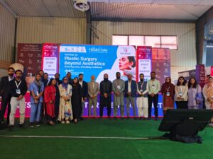 Patel Hospital CME session on plastic surgery and reconstructive care at Health Asia 2026 in Karachi.
