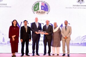 Pakistan-Australia Business Forum Annual Award Ceremony Dinner in Karachi celebrating bilateral trade and business relations.