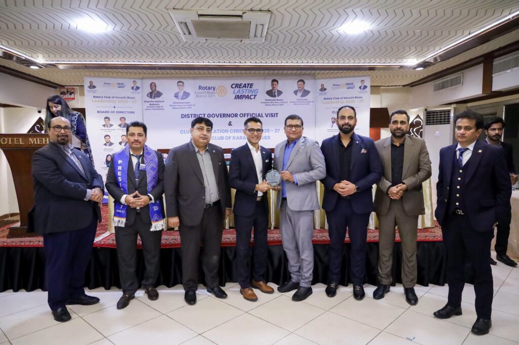 Rotary Club of Karachi Blues Annual Installation Ceremony at Hotel Mehran Karachi