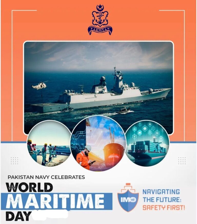 Pakistan Navy vessels and maritime trade representing Pakistan’s maritime sector and blue economy