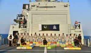 Pakistan Navy HUNAIN YARMOOK narcotics seizure Arabian Sea