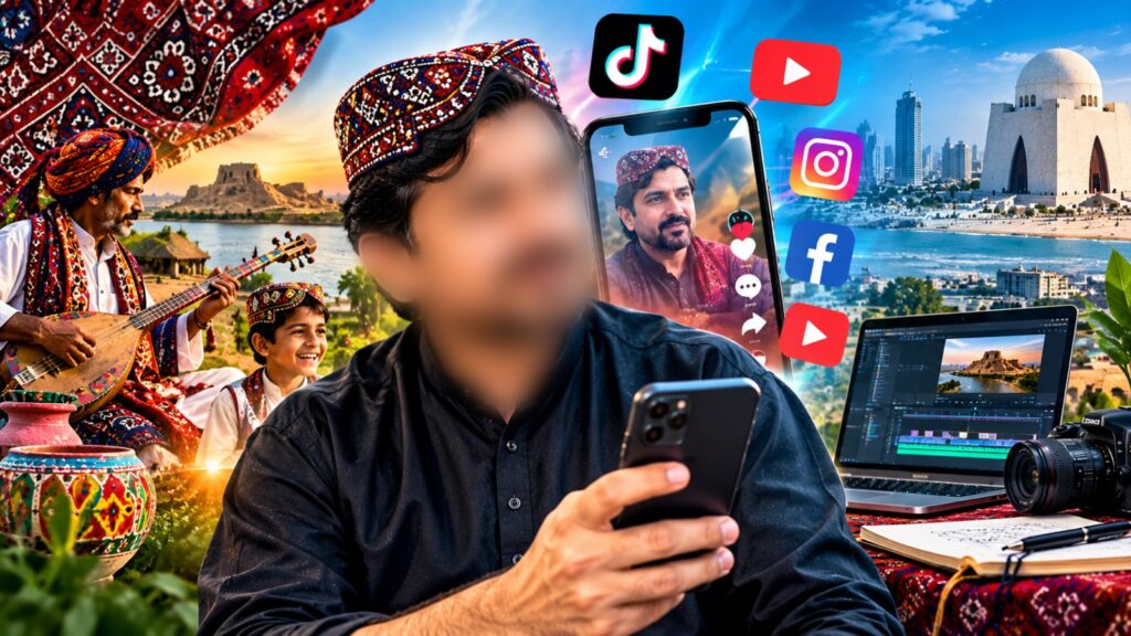 Syed Shahid Kazmi promoting Sindhi culture and language through digital media