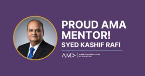 Syed Kashif Rafi selected for AMA Mentorship Program 2026