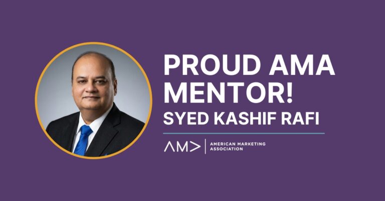Syed Kashif Rafi selected for AMA Mentorship Program 2026