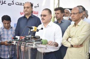 Sharjeel Memon inaugurates Mosimiyat Flyover on Karachi Red Line BRT corridor