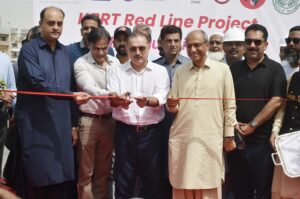 Sharjeel Memon inaugurates Mosimiyat Flyover on Karachi Red Line BRT corridor