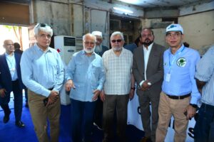 Business leaders voting during Karachi Chamber KCCI elections