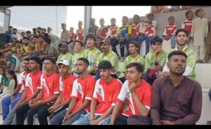 Young football players during Manghopir Football Tournament 2026 opening match