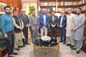 SBC Group delegation meeting Sindh Governor on fisheries development