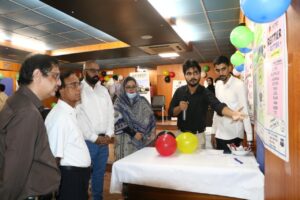 PEBS officials visit German language students’ poster exhibition in Karachi