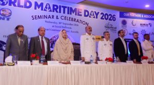World Maritime Day 2026 event hosted by The Nautical Institute Pakistan Branch in Karachi.