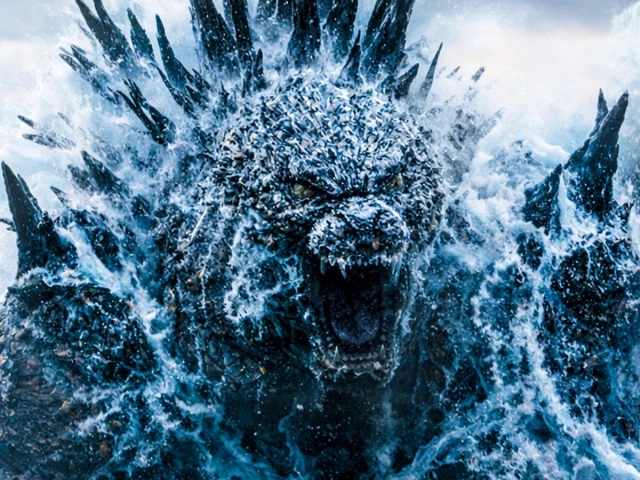 Godzilla Minus Zero poster featuring Godzilla in the upcoming Japanese sequel
