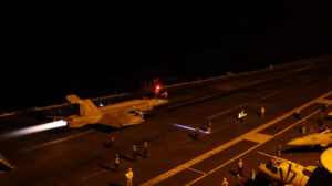 US military strikes against Iranian IRGC targets amid rising tensions near the Strait of Hormuz.