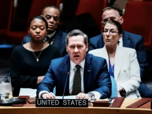 US Ambassador to the UN Mike Waltz speaking about Iran talks and the Middle East conflict