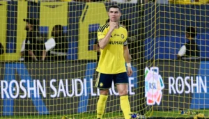 Cristiano Ronaldo scores a hat-trick for Al Nassr against Al Kholood to reach 985 career goals.