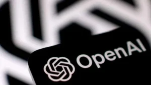 OpenAI logo amid reports of three researchers dismissed over sensitive information handling.