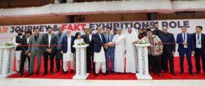 Solar Pakistan 2026 exhibition at Karachi Expo Centre featuring solar panels and renewable energy technologies.