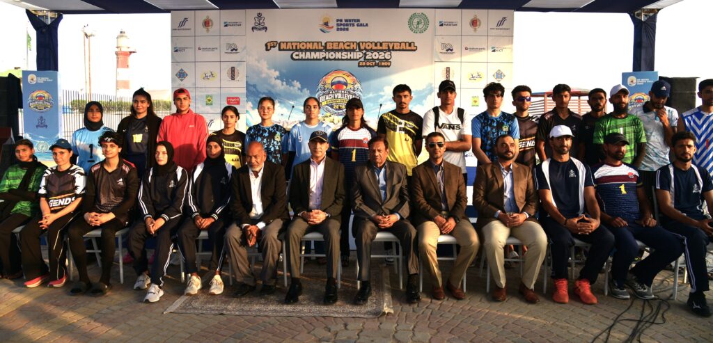 Beach Volleyball Championship at Manora Beach Karachi hosted by Pakistan Navy and the Pakistan Volleyball Federation in 2026