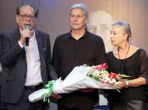 Austrian jazz musicians Robert Pawlik and Michaela Rabitsch perform at Arts Council Karachi
