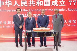 Shehbaz Sharif attends China anniversary reception at Islamabad Marriott Hotel