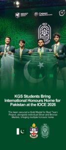 KGS students win Gold Medal at International Climate Olympiad in Russia