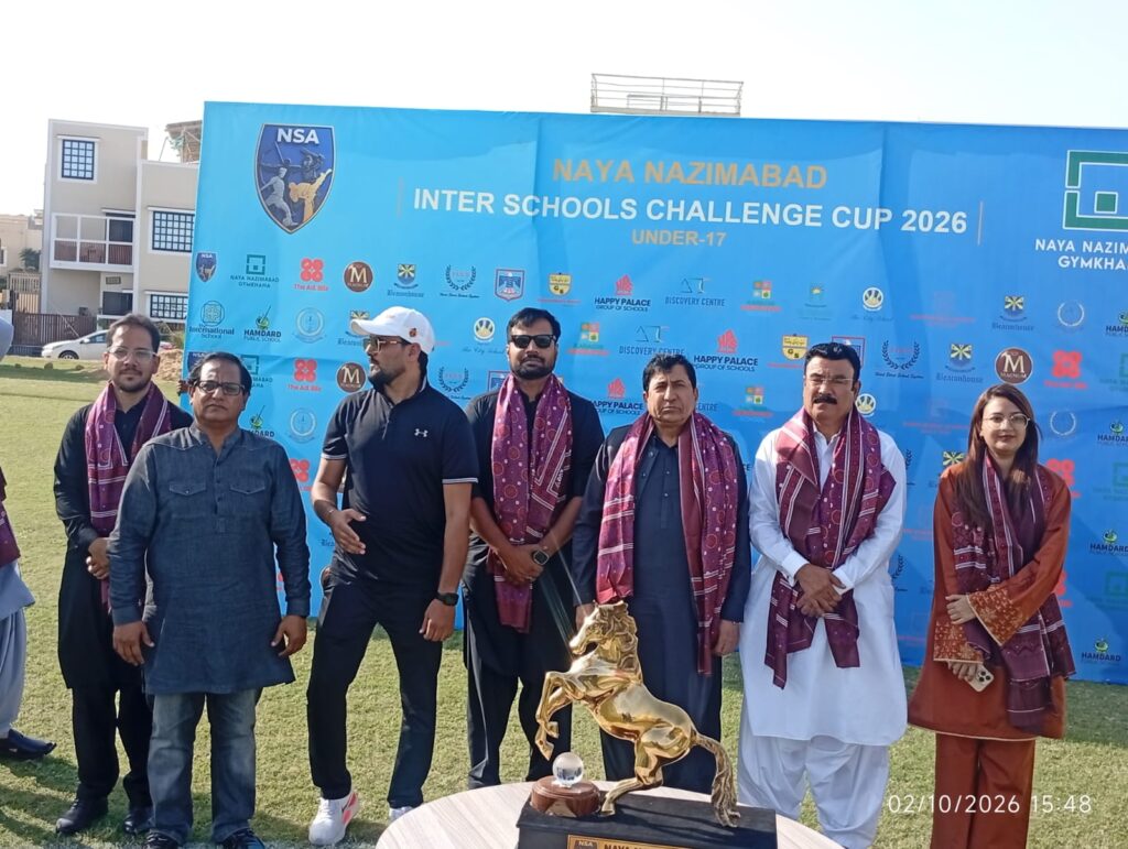 Naya Nazimabad Inter-Schools Challenge Cup 2026 football tournament in Karachi