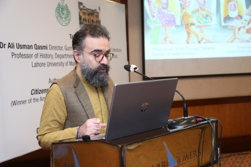 Dr Ali Usman Qasmi discusses Pakistan’s foundational ideas at QAHM Karachi
