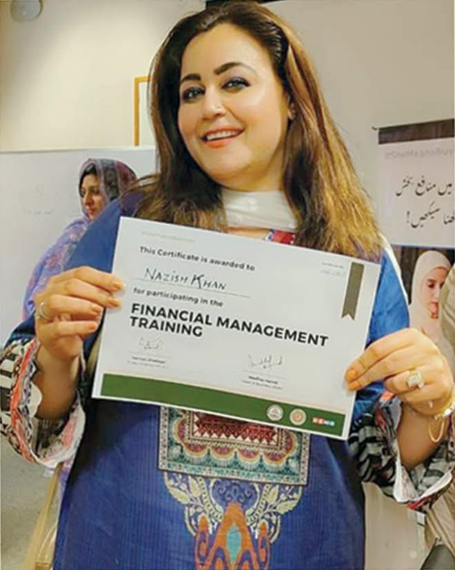Nazish Apparels founder Nazish Khan discussing fashion and business growth