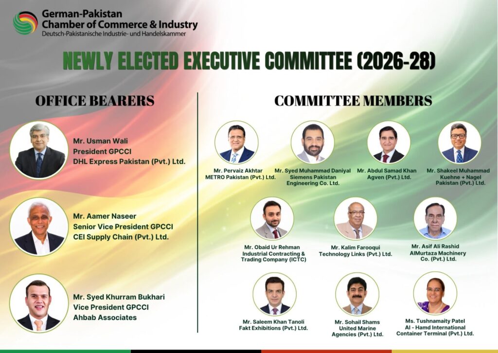 GPCCI newly elected Executive Committee for 2026–28