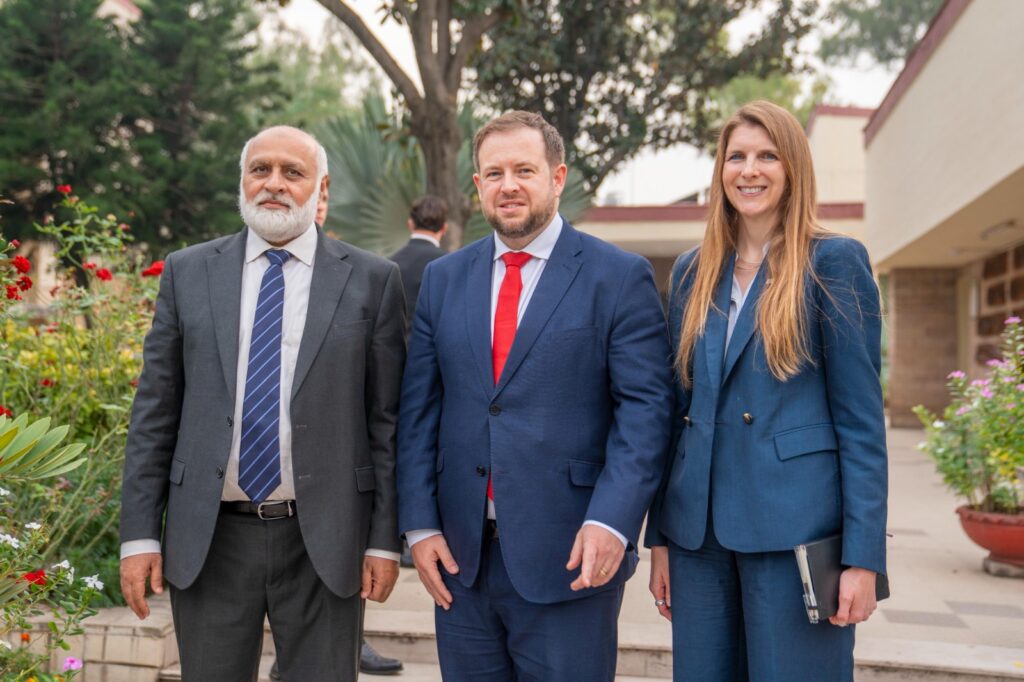 UK Minister Stephen Doughty during his visit to Pakistan