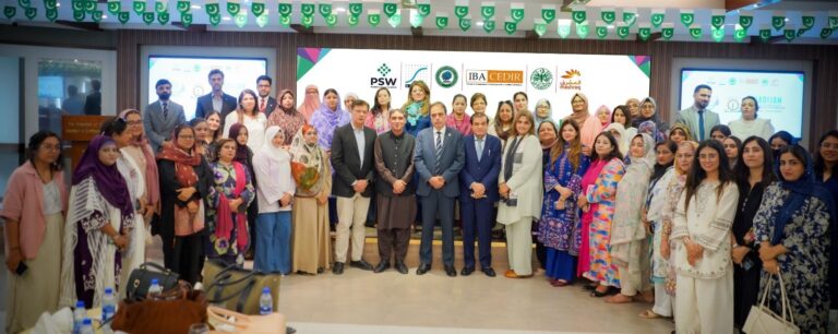 PSW Khadijah Women Entrepreneurship Program session in Karachi