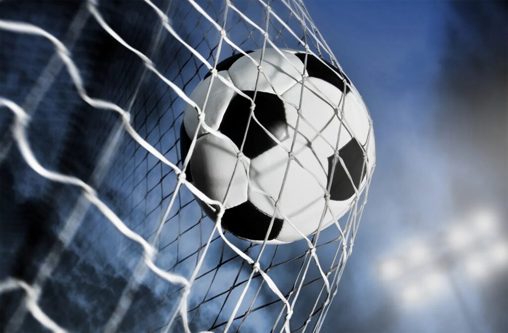 All Karachi Jashn-e-Keamari Football Tournament opening match at Azad Shaheen Football Ground in Karachi.