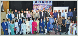 Rotary District 3271 leaders and Rotarians at the Pattaya Institute 2026 promotion meeting in Karachi.