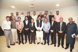 Inaugural meeting of FPCCI’s Standing Committee on Fisheries and Aquaculture at the federation’s head office in Karachi.