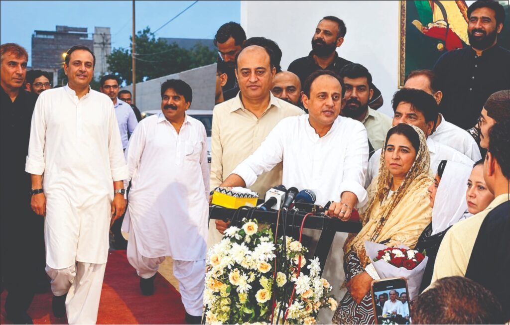 Murtaza Wahab at the inauguration of the Shaheed Abdullah Murad Community and Youth Centre in Nooruddin Goth, Karachi.