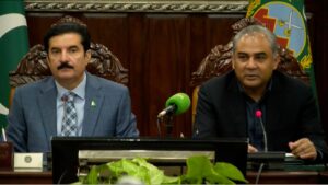 KP Apex Committee meeting chaired by Governor Faisal Karim Kundi to review security and counterterrorism measures.